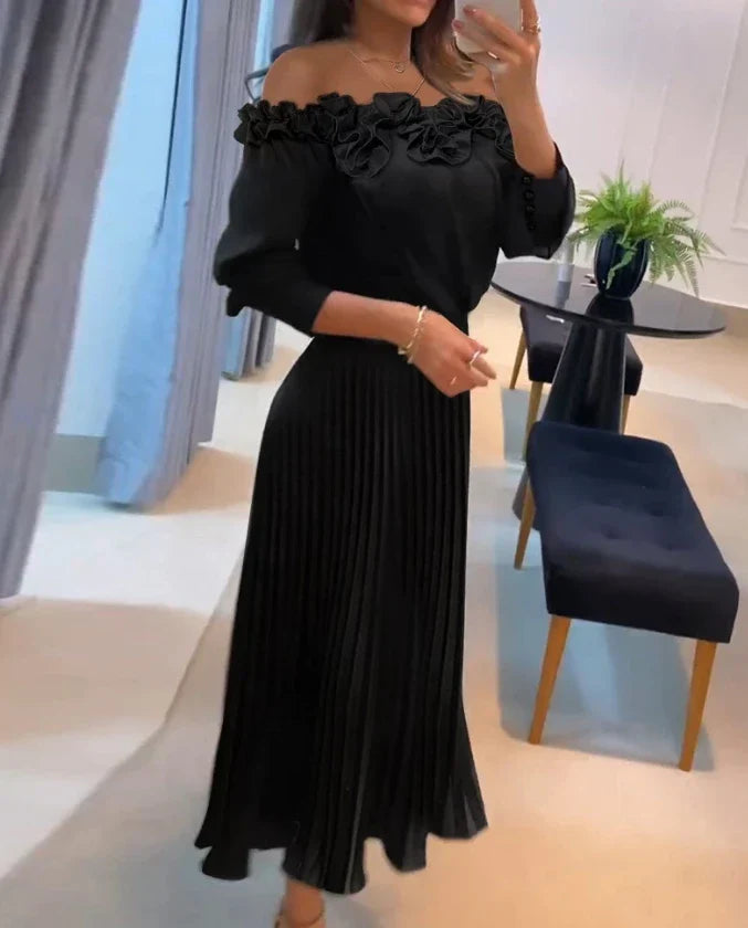 Carina | Stunning Off-Shoulder Maxi Dress