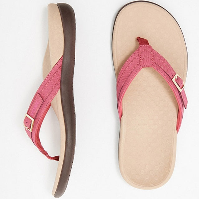 Orthopedic Arch Support Flip Flops for Women