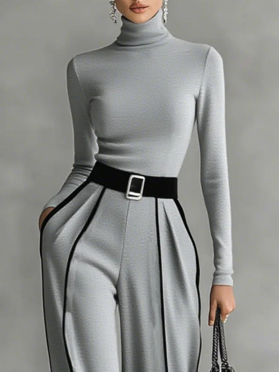 Alina – Two-Piece High-Neck Set