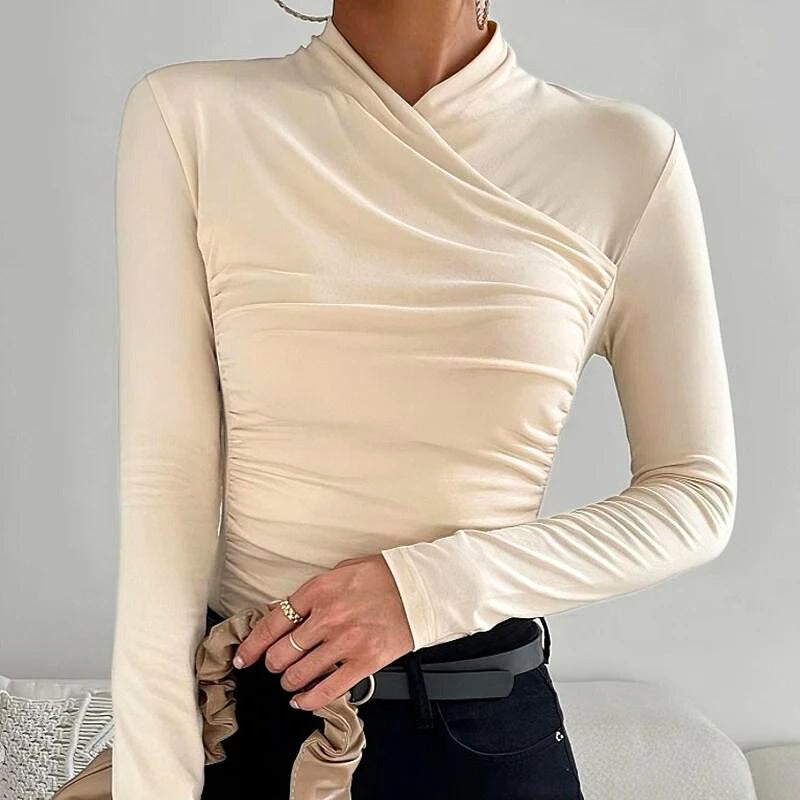 Jane™ | Classic Cross-Neck Top