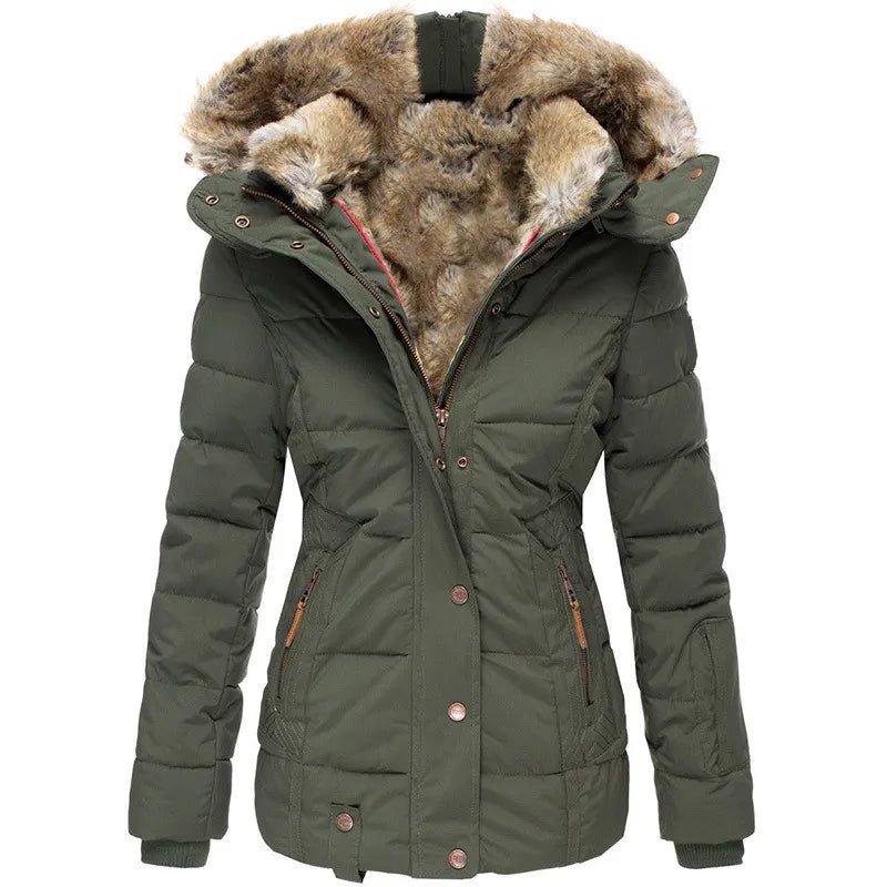 Stefanie™ - Warm Winter Coat with Fur Lining