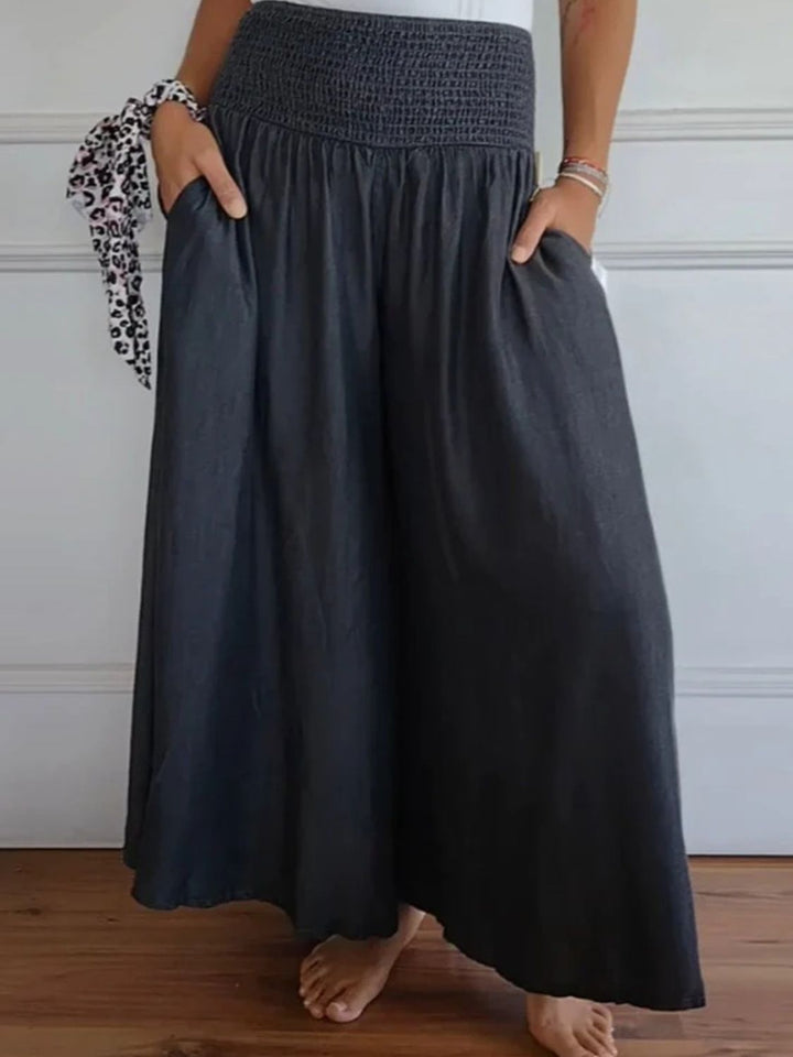 Marlene | Loose-fitting cotton trousers for summer