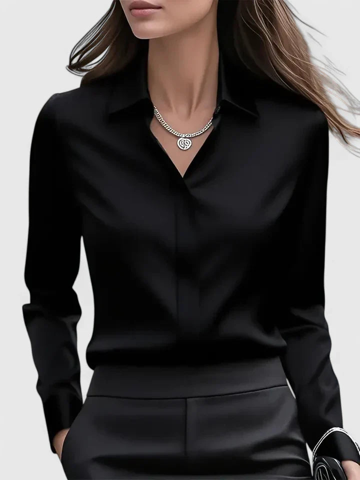 Ellen™ - Elegant Button-Down Top