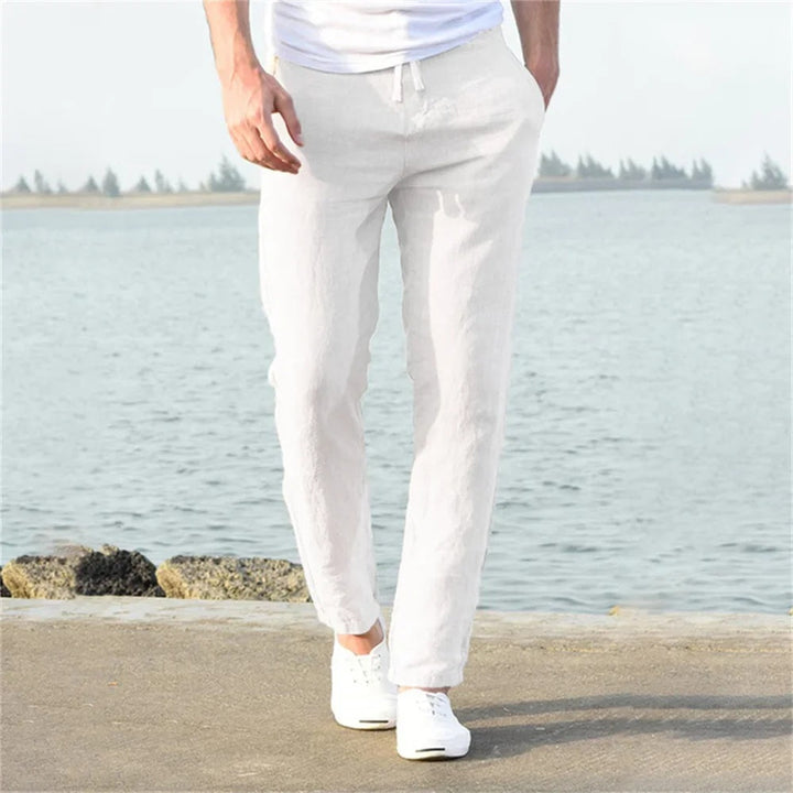 Dylan - Breathable Cotton-Linen Trousers