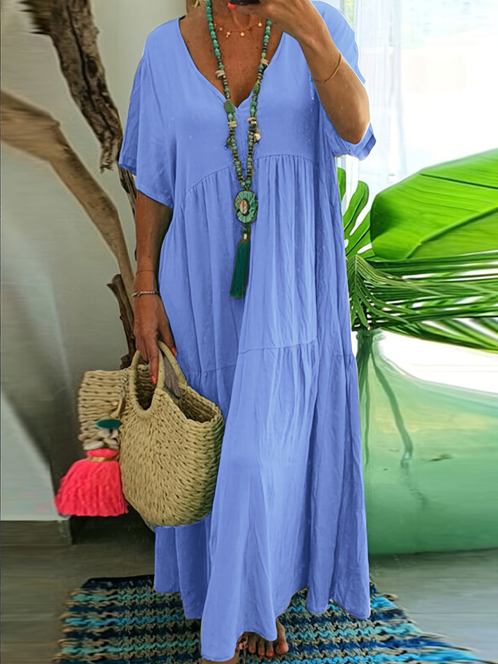 Vida™ - Casual Plus Size Maxi Dress