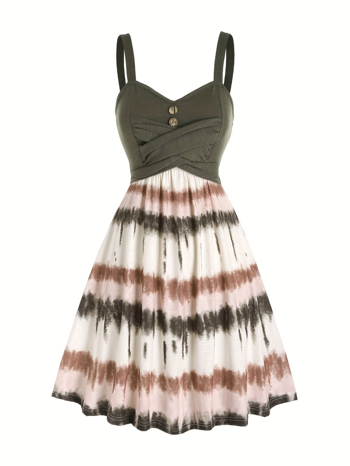 Gisele™ - Comfortable Tie-Dye Sleeveless Summer Dress