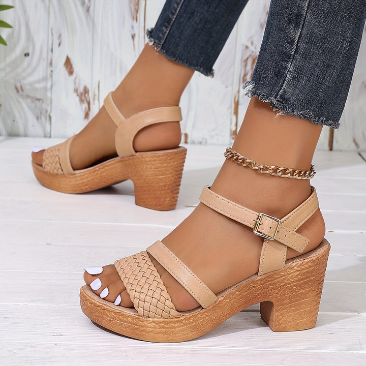 Haven Braided Heel Sandals