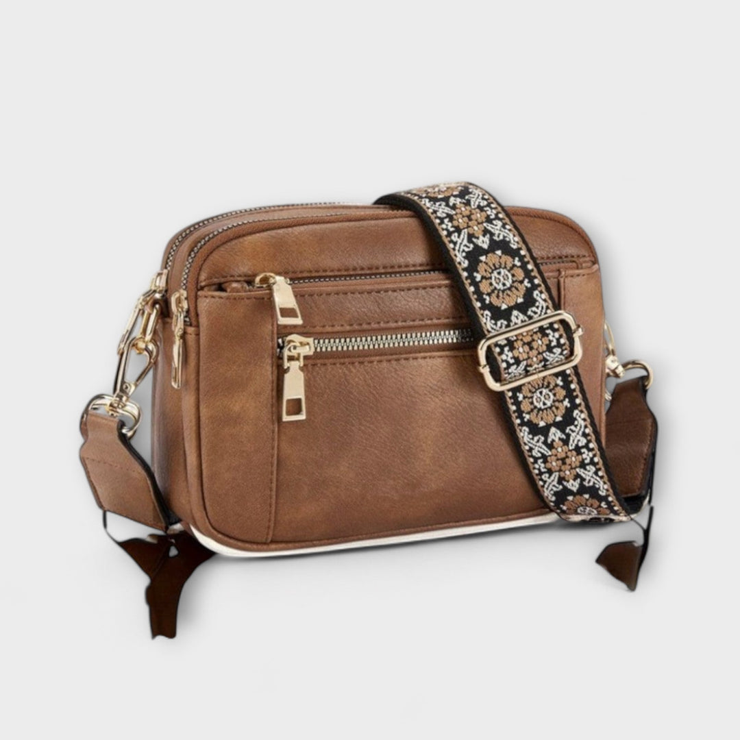 Erica™ - Elegant Leather Shoulder Bag