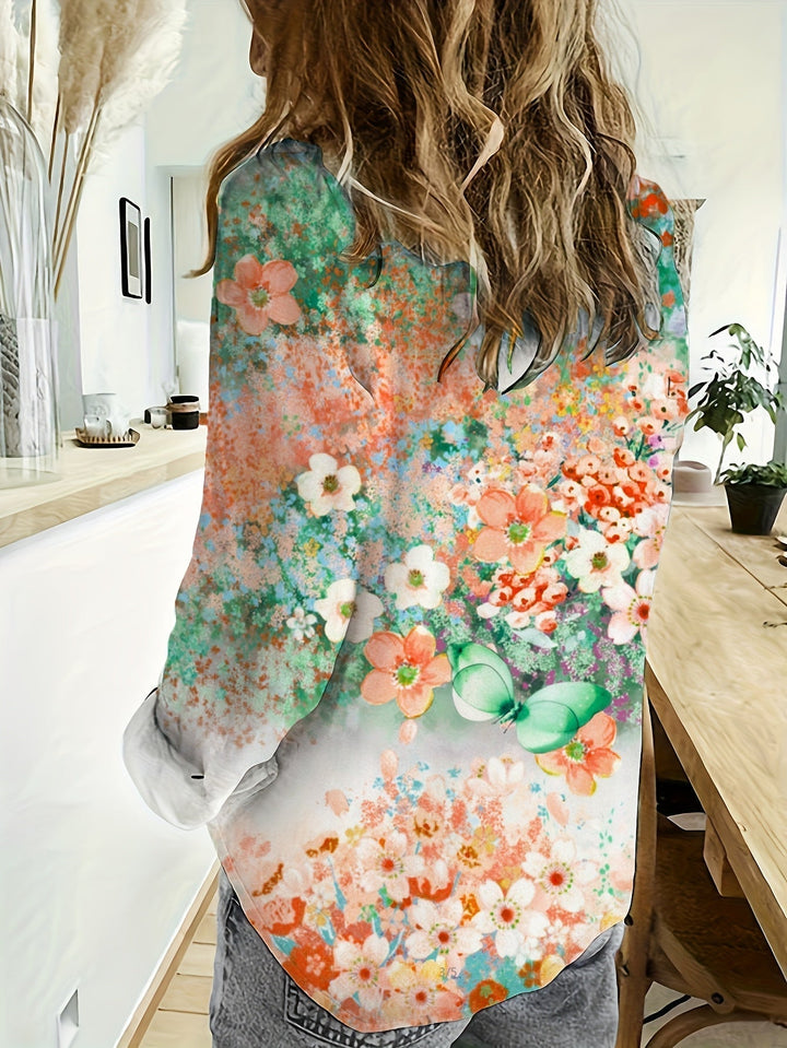 Mireya - Whimsical Bloom Shirt