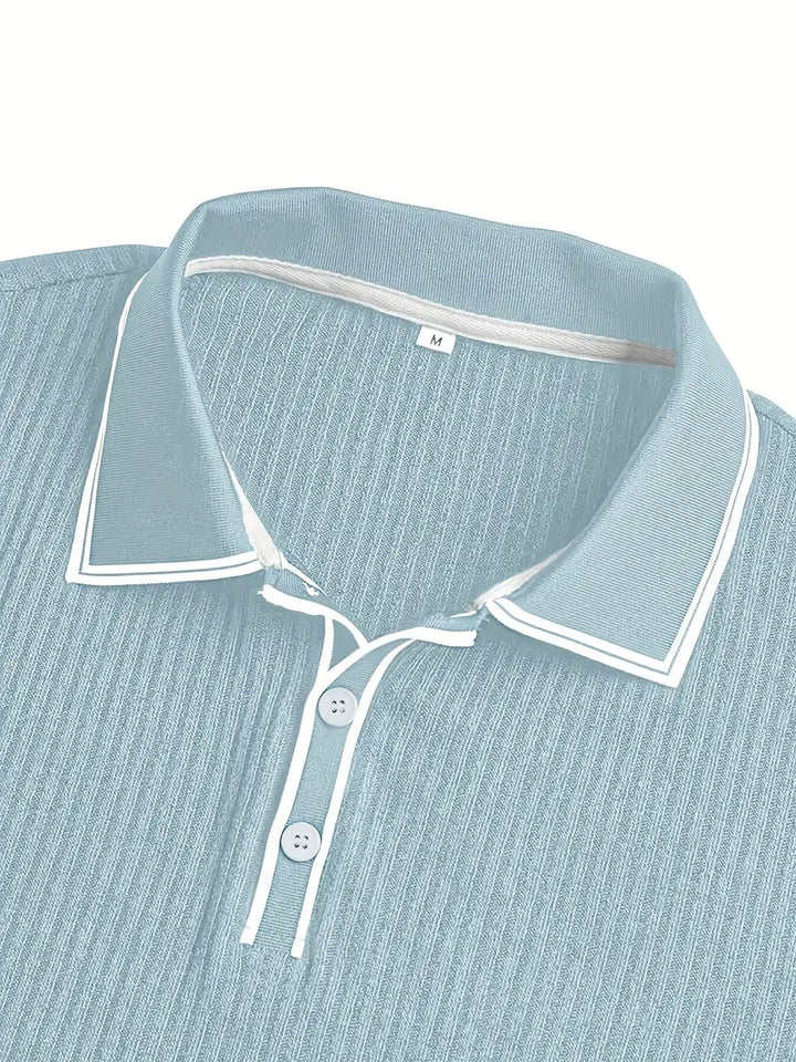 Emilio™ - Men's Custom Ribbed Polo