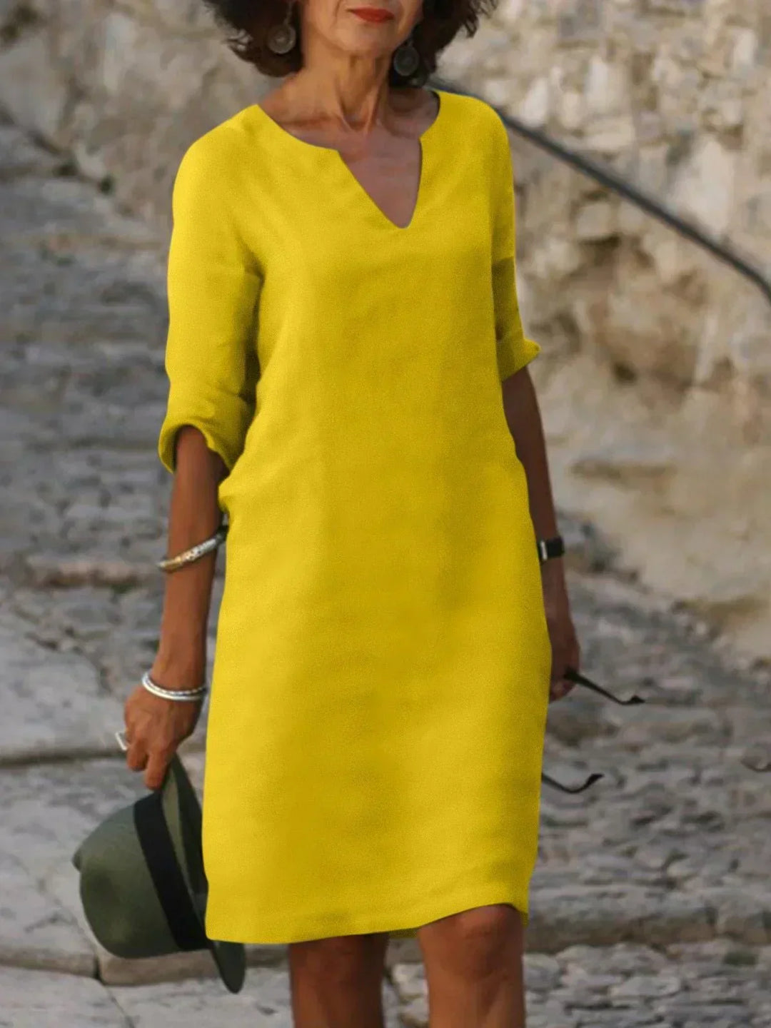 Maria | Elegant Dress with V-Neck