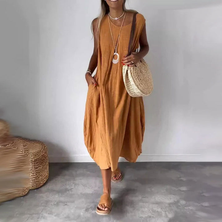 Noemi | Casual Sleeveless Dress with Pockets