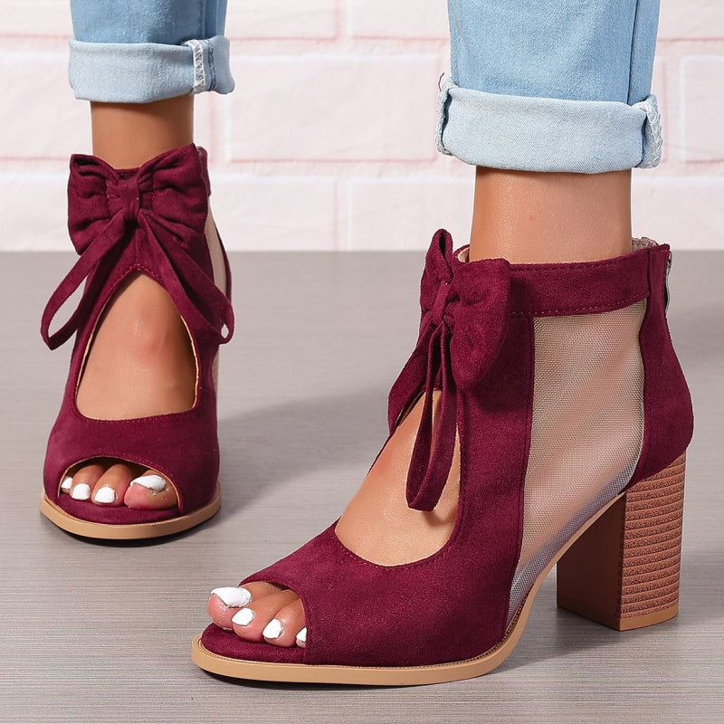Isabel™ - Stylish Orthopedic Heels With Bow Charm